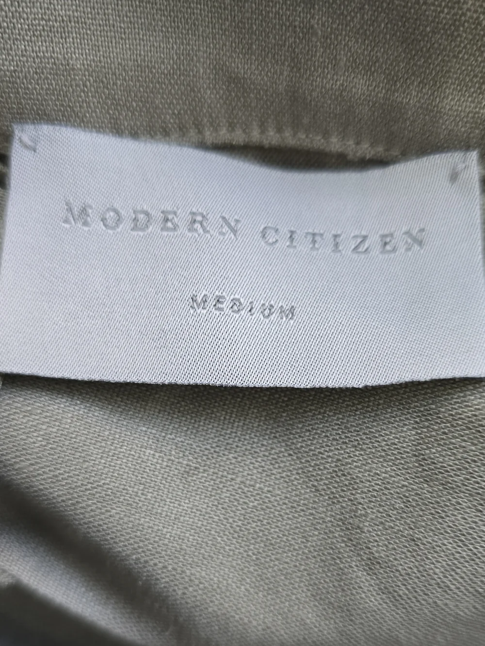 Modern Citizen Olive Midi Skirt with D-Ring Belt